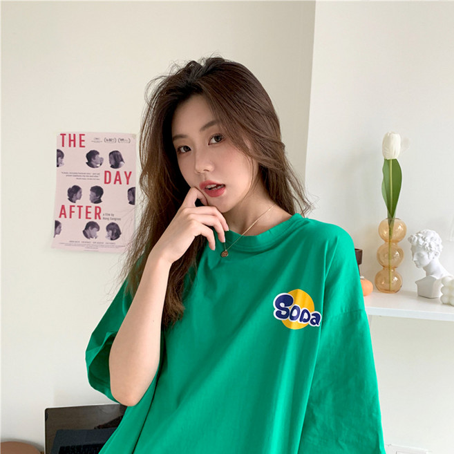 로지 소다 여성 박스티셔츠