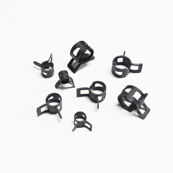 호스조임 핀치 블랙 클램프 1p 5-12mm 탄성 집게밴드