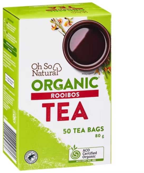 유기농 루이보스 50티백 80g Organic Rooibos Tea Bags 50 Pack 80g, 1박스, 50개입