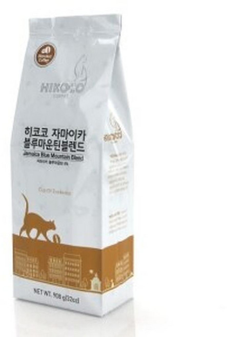히코코 자마이카 블루마운틴 블렌드 원두커피, 홀빈(분쇄안함), 908g, 5개