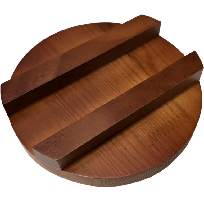 돌솥 뚝배기 나무 뚜껑 원목, 1개, 우드, 15cm