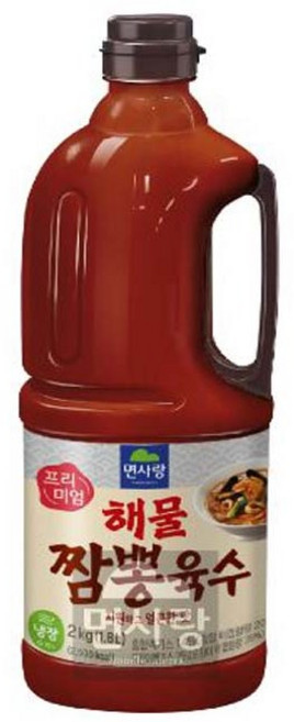 면사랑 냉장 해물짬뽕육수 2kg, 1개