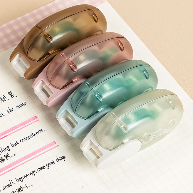 델리 양면테이프 6mmX8M, 베이지(TG1), 1개