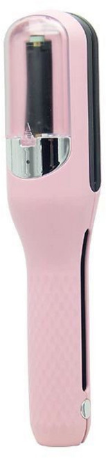 손상모 트리머 전동 머리 모발 커팅 상한머리 음이온 이발기 컷팅 다듬기 자동, 핑크, 분홍색