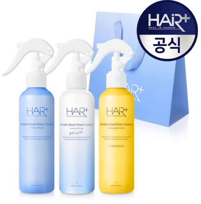 [헤어플러스] 극손상 단백질 본드 워터에센스 3종 선물세트, 1개, 520ml