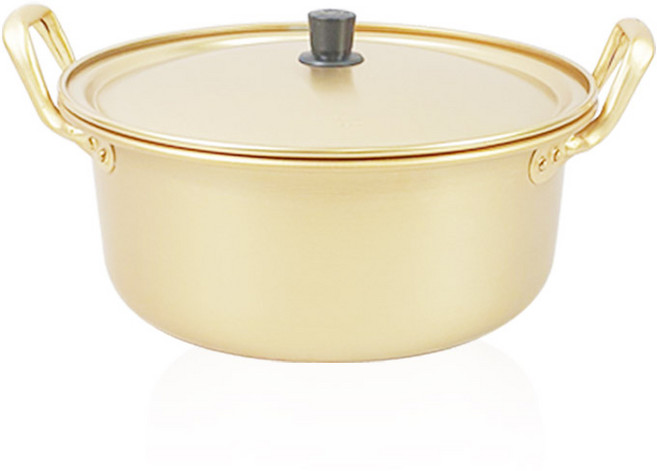 옛날냄비 양은냄비 알루미늄냄비 황냄비, 양수28cm, 1개