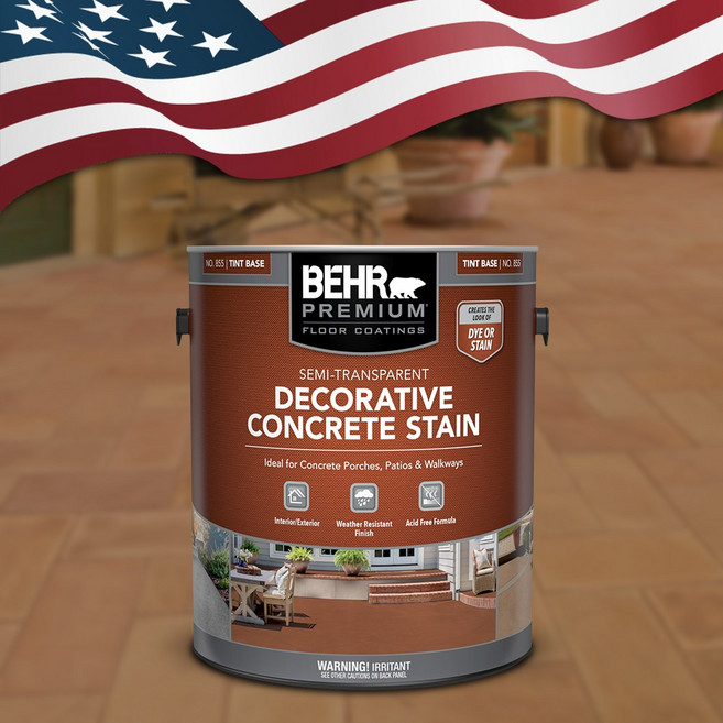 베어 반투명 데코 콘크리트스테인 4L (콘크리트 바닥용), 베어 반투명 콘크리트스테인 4L, DCS-834, 1개