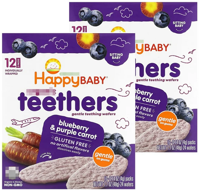 해피패밀리 해피베이비 요기스 동결 건조 요거트 과일 스낵 혼합 베리 맛, 28g, 2개 - 쿠팡