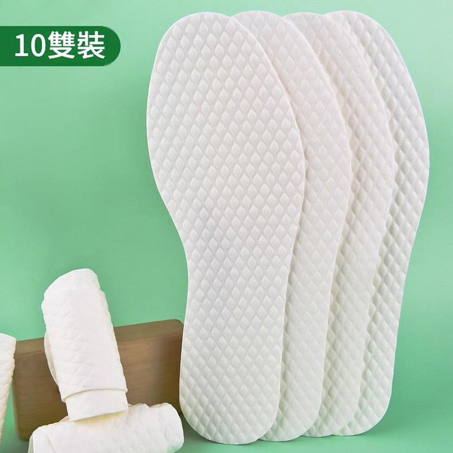 一次性吸汗防臭鞋墊 男女通用薄款 光腳神器 高跟鞋專用, 1套