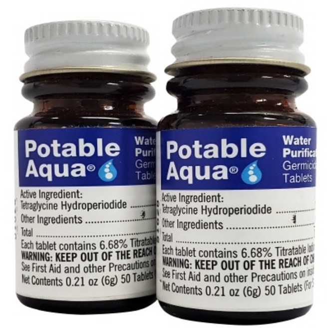 [해외]포터블 아쿠아 휴대용 정수 알약 타블렛, 1개