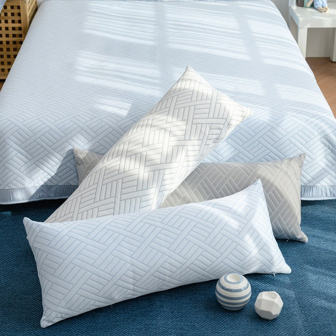 국내 여름 냉감 쿨 바디필로우 100x40 솜포함 or 커버만, 바디필로우(커버만/솜X), 블루