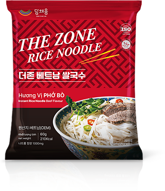 담채움 더존 베트남 소고기 쌀국수, 5개, 60g