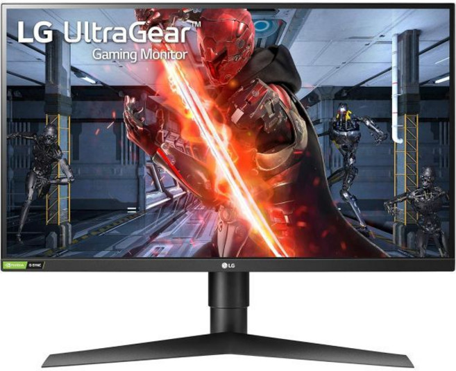 LG 27GN750-B 울트라기어 게이밍 모니터 27인치 FHD(1920x1080) IPS 디스플레이 1ms 응답 속도 240Hz 주사율 G-SYNC 지원 3면 베젤리, 27 Inches