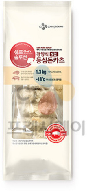 쉐프솔루션 등심돈까스 130g 1.3Kg, 1개