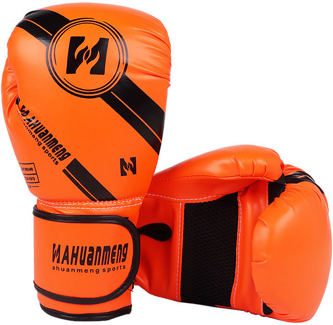 권투 장비 16oz 전문 샌드백 훈련 남자 무에타이 펀칭, 03 10oz, 07 주황색, 1개