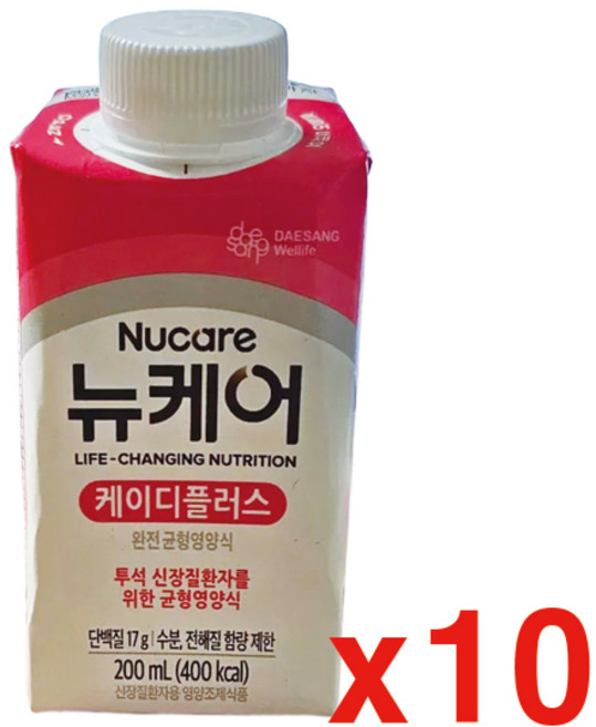 뉴케어 케이디 플러스, 200ml, 10개