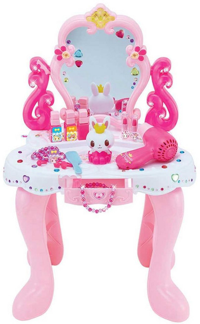4세여아 핑크공주 미용놀이용 화장대 장난감 역활 생일 상상력 친구랑, 1개