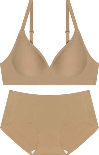 [뽕브라마켓] 힐링 스탠다드 심리스 왕뽕브라set 3종 패드 구성 노와이어 옆가슴 볼륨업 쫀득핏 가슴골보장 편한 인생 브라렛