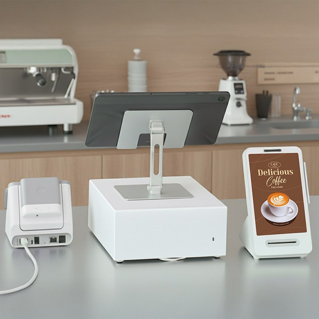 토스프론트 토스터미널 토스포스 토스단말기 미니POS 키오스크 토스플레이스 포스프로그램 애플페이포스기 카드단말기, 1세트, 프론트+토스POS