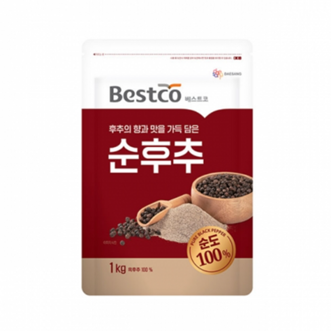 베스트코 순후추, 2개, 1kg