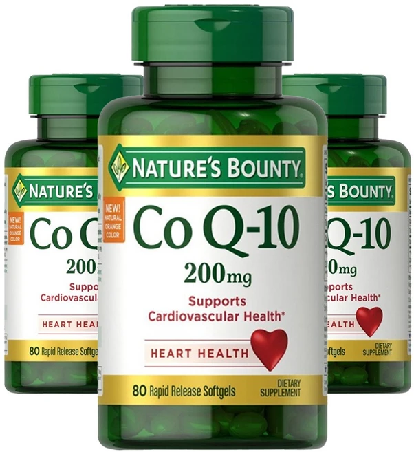 네이쳐스바운티 코큐텐 200mg 소프트젤, 3개, 80정 - 쿠팡