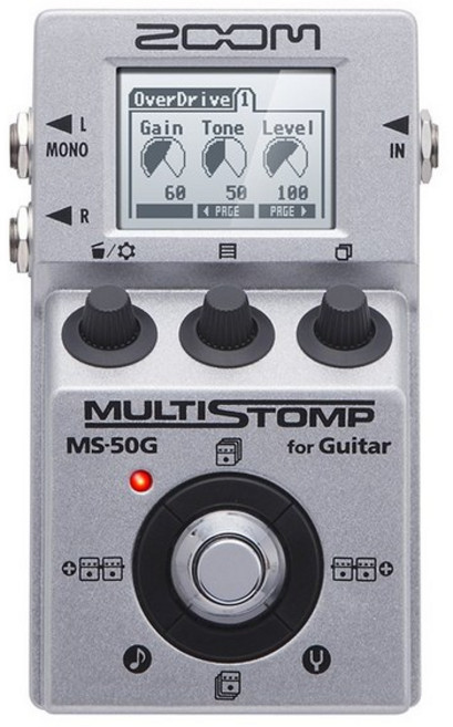 ZOOM 줌 멀티 스톰프 MULTI STOMP [메이커 3년 연장 보증 첨부] MS-50 G, ZOOM MULTI STOMP MS-50G 휴대전화 예, 1개
