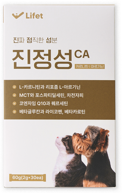 진정성 당뇨 다이어트 영양제 강아지 고양이 아르기닌 혈당 체중 조절 비만, 1개, 체중 관리, 30회분