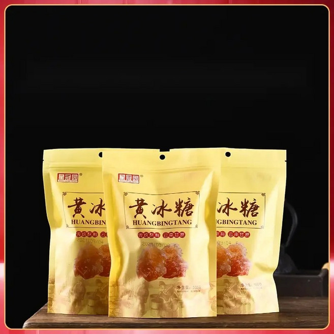 황빙탕 빙탕 중국 감미료 500g 3봉 5봉 JIKTEM WW5112615, 분말, 총 3봉지, 3개