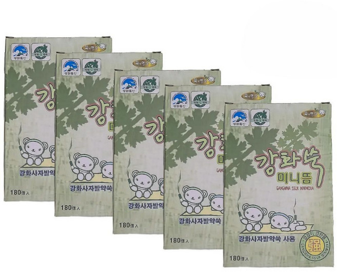 강화쑥미니뜸1박스, 강, 5개