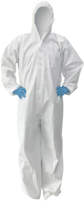 프로덕트랩 일회용 SF보호복, 화이트, 10개