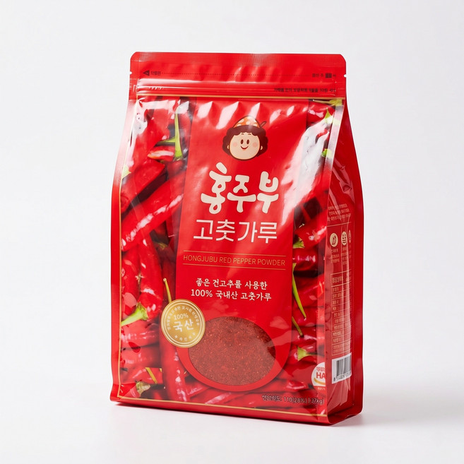 산지로드100% 국산 홍주부 고춧가루 2kg 특품(일반굵기한식/김장용), 1개