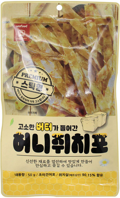 허니쥐치포 [50g], 1개, 50g