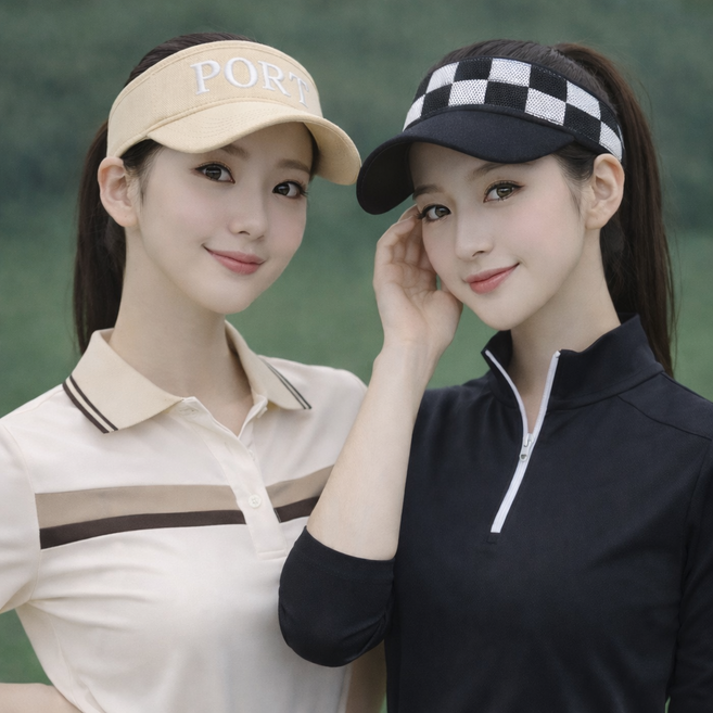 샤쯔 스타일리쉬 얼굴 작아보이는 여름 스포츠 썬캡 2종