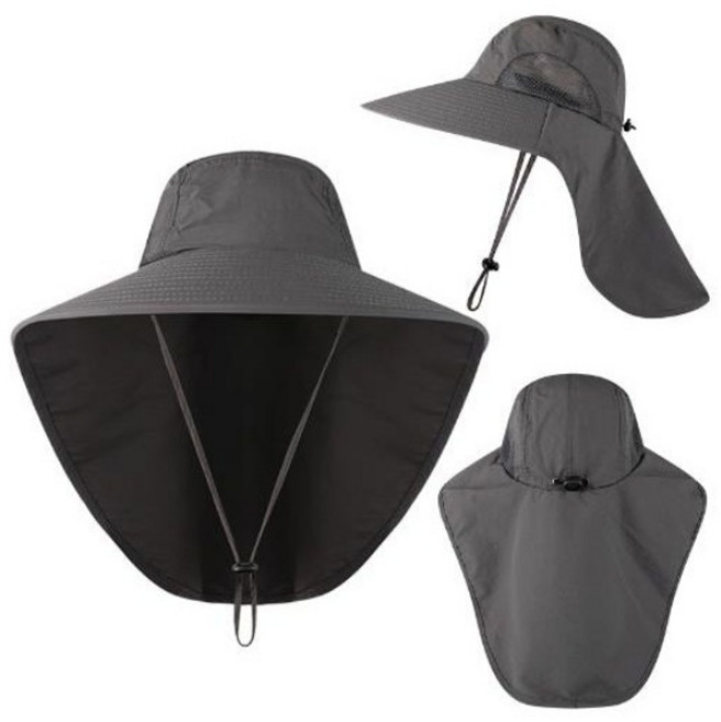 [더문풀문][만족후기]가족플랩캡 /목안타는모자/워터 수영모자 UV차단 아쿠아 워터파크 물놀이 성인용/아동용 무지 플랩캡