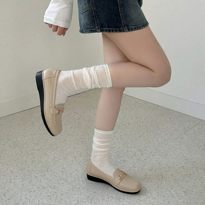 디아쿠아 신디 심플 장식 큐티 로퍼