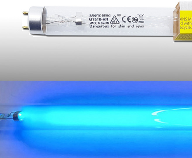산쿄 TUV G15T8-AN 15W 자외선 살균 램프, 1개