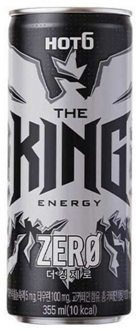 핫식스 더킹 제로 캔, 355ml, 24개