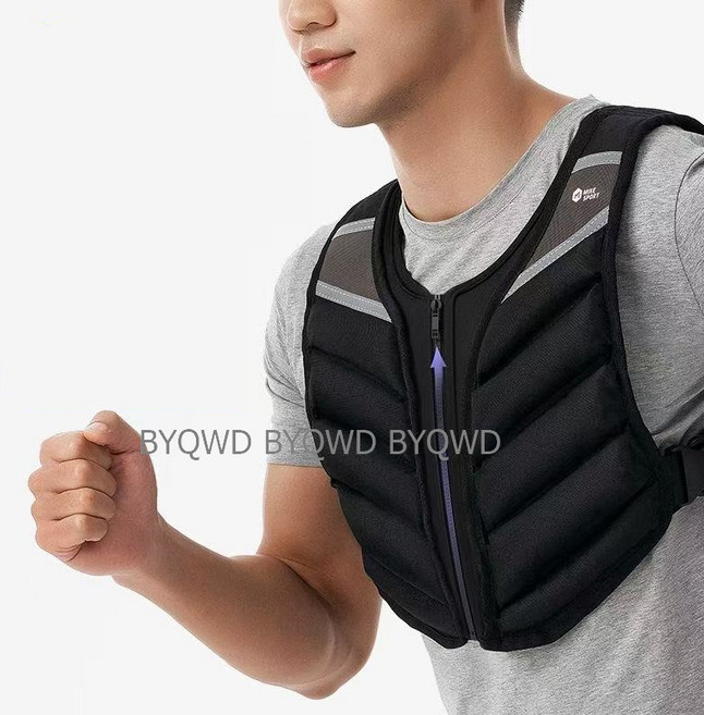 BYQWD운동 효과 2배 무게 극대화 조끼 근육 트레이닝 조끼BYQWD, 블랙, 4.5kg