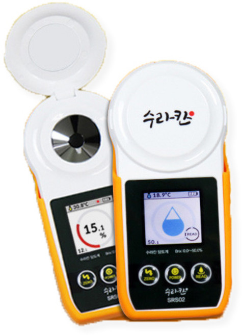 당도측정기 당도계 디지털 휴대용 감귤 사과 포도 과일 당분측정 가정용 업소용 주방용 농장, 1개