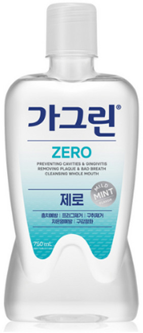 가그린 제로 구강청결제, 750ml, 1개입, 1개