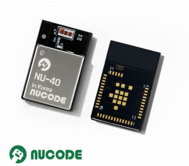 [NU40-CHIP] 누코드 블루투스 모듈 MCU 모듈 nRF52840 노르딕 국내 개발 AIoT 모듈 TE 안테나 KC FCC CE 인증, 모듈 (SMD)-단순배송