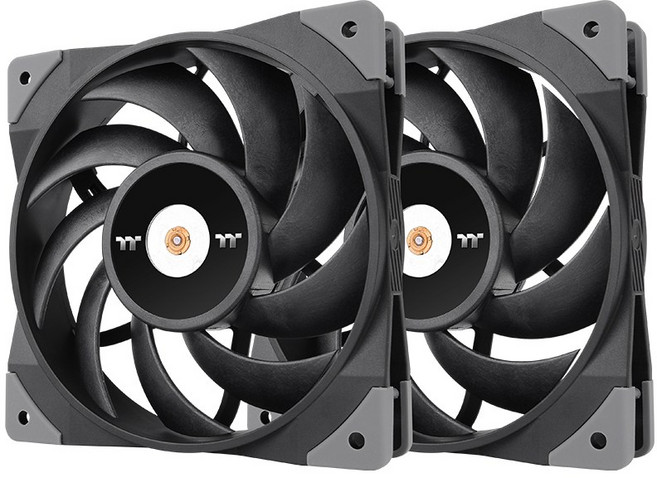 써멀테이크 TOUGHFAN 14 라디에이터 팬 (2pack), Black(2팩)