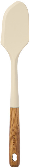 트루쿡 이탈리아산 올리브 실리콘 조리도구 스패츌라, 1개, 베이지