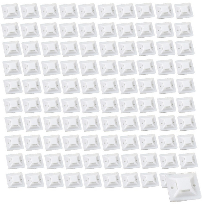 케이블마운트, 100개, 30mm화이트