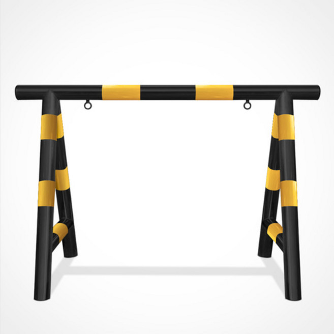 스틸 바리게이트 J형 아파트 군부대 관공서 도서관 주차장 주차금지 진입금지 충돌방지 충격방지 바리케이트, 인쇄없음, 1개