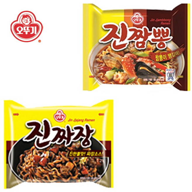 오뚜기 진짬뽕8개+진짜장8개 (총16개), 1개