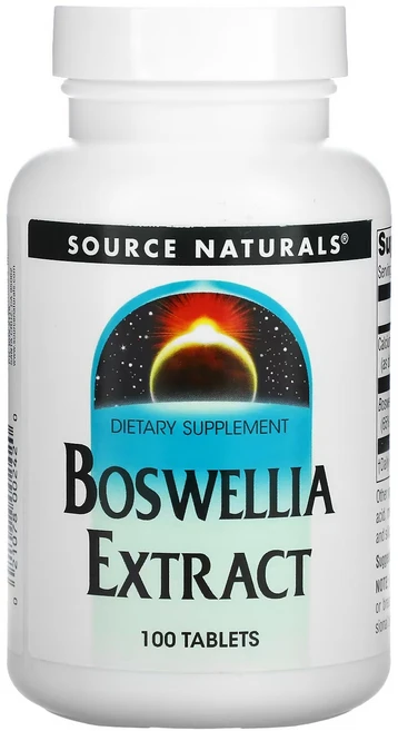 소스내츄럴스 보스웰리아 추출물 375mg 타블렛, 1개, 100정 - 쿠팡