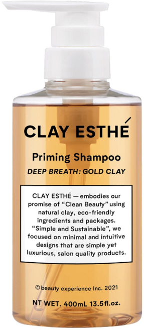 클레이에스테 프라이밍 샴푸 골드 클레이 400ml, 1개