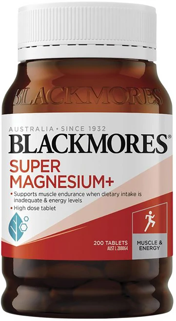 Blackmores 블랙모어스 슈퍼 마그네슘 200정 Super Magnesium, 상품선택, 1개 - 쿠팡