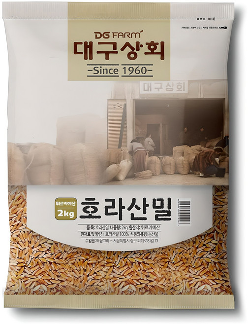 대구농산 호라산밀, 2kg, 1개